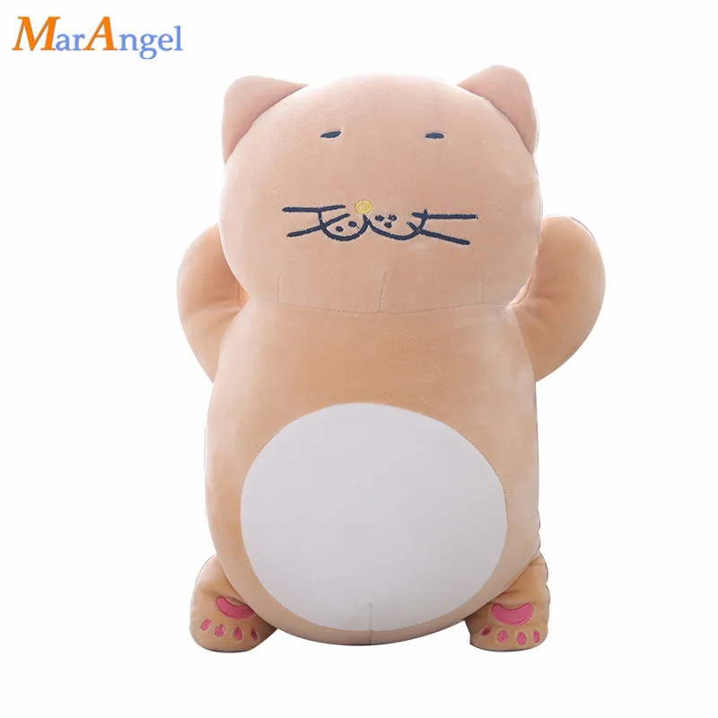 1 шт. 45/65 Kawaii спальный Кот плюшевые игрушки мягкие с животными из мультфильмов для подушки Подушка милая кукла для девочек прекрасный Рождественский подарок