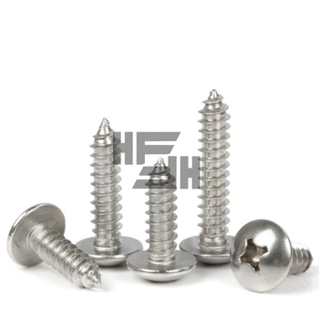 

M3 self-tapping screw 304 stainless steel flat head wood mushroom and .