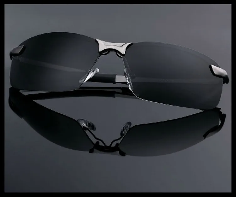 Бренд VEITHDIA, дизайнерские поляризационные мужские солнцезащитные очки без оправы, солнцезащитные очки, очки для мужчин, oculos de sol masculino VT3043