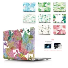 Чехол для ноутбука с цветной печатью в виде листа для Macbook Air 11 13 Pro retina 12 13 15 дюймов цвета с сенсорной панелью Pro 13 15 Air 13