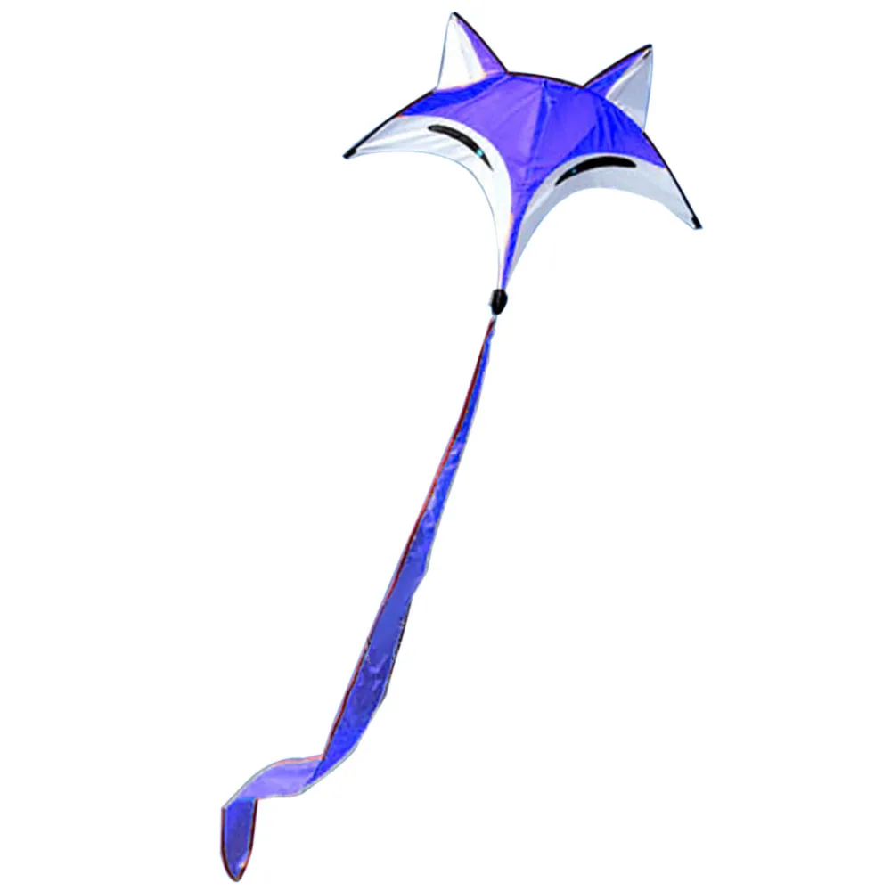 

Cute Fox Kite Outdoor Sport Single Line Flying Kite with Tail and 30M Flying Line for Kids Adults Outdoor Beach Park Sports Fun