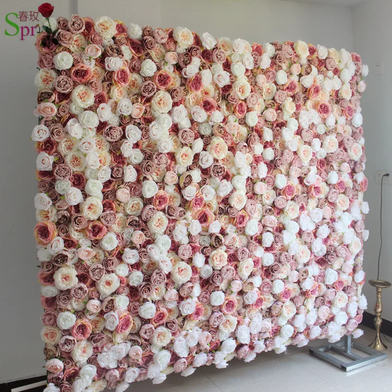 

SPR luxury Artificial rose peony flower wall wedding backdrop party events occasion artificial flower arrangements