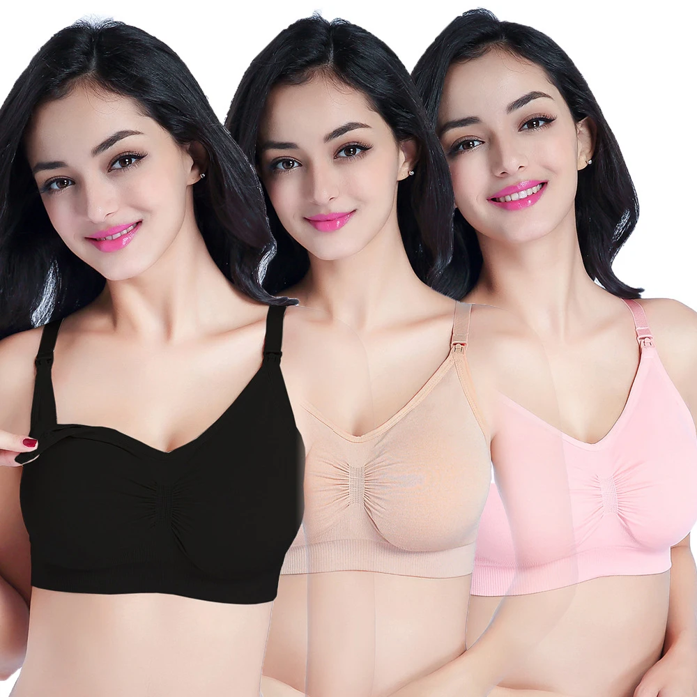 Maternity Nursing Bra Breastfeeding Bra Pregnant Women Underwear Cotton Suckling Pregnancy Wire Free Front Closure Lactation Bra Maternity Nursing Bra Breastfeeding Bra Pregnant Women Underwear Cotton Suckling Pregnancy Wire Free Front Closure Lactation Bra