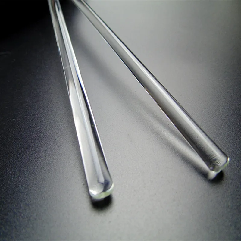 High Quality 10pcs Glass stirring rod 300mm * 6mm transparent glass rod