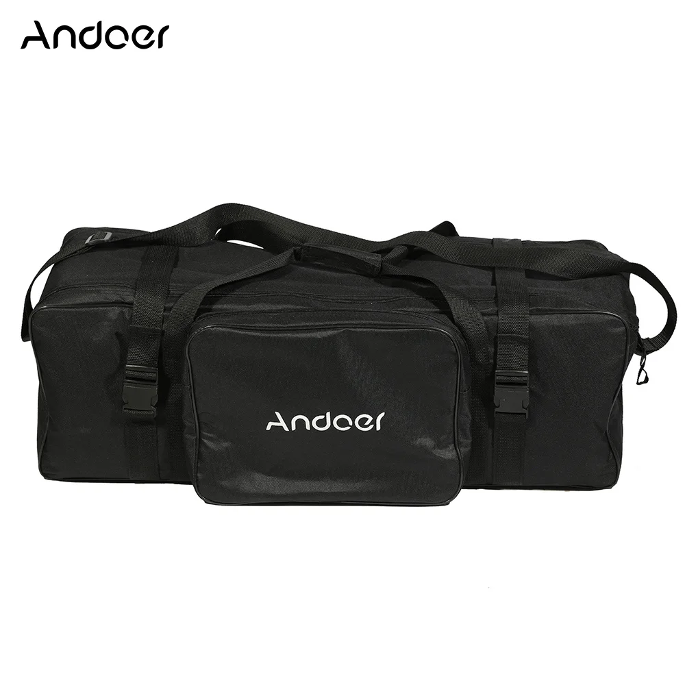

Andoer 74*24*25cm/29*9*10in Photography Studio Light Kit Padded Carrying Bag for Light Stand Umbrella Flash Lighting Equippment
