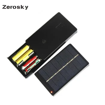 

Zerosky 1W 4V Solar Cell Chargers For AA AAA Rechargeable Battery 115*68mm Polycrystalline Solar Panel for AA AAA Rechargeable