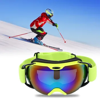 

Ski Glasses 2018 Winter ski goggles double layers UV400 anti-fog big ski mask glasses skiing men women snow snowboard goggles