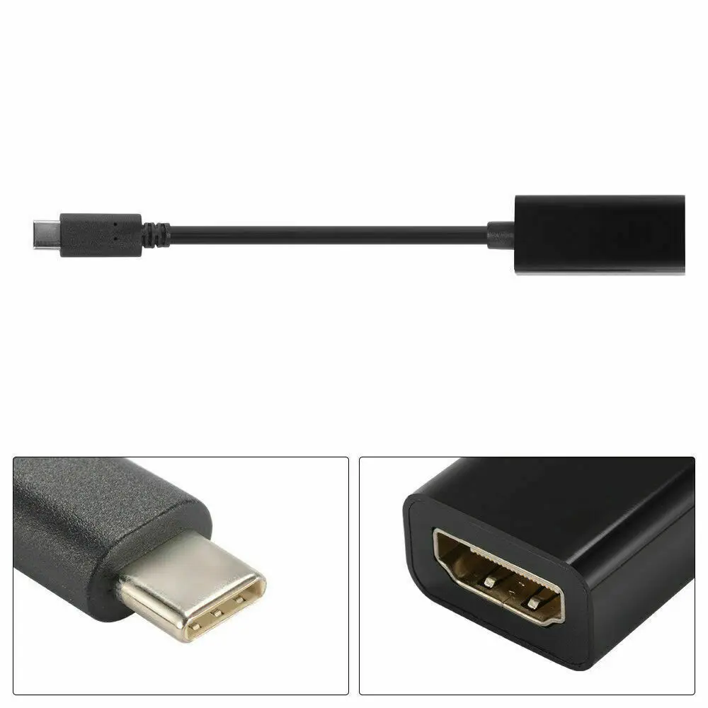 Тип C к HDMI адаптер 4K 60Hz Тип C USB 3,1 Мужской к HDMI Женский Кабель адаптер конвертер для samsung htc HUAWEI LG