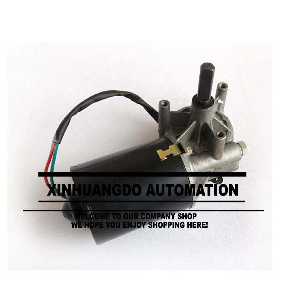 45 Rpm GW7085 DC 12 V 6N. M 6A Rendah Torsi Tinggi Kecepatan Worm Gear