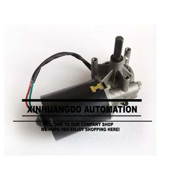 

45RPM GW7085 dc 12 v 6N.m 6A low speed high torque worm gear reducer motor, wiper, barbecue grill motor - to the left
