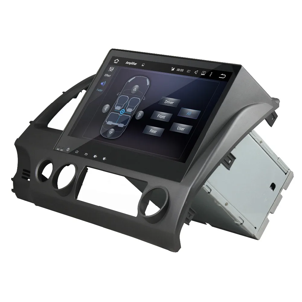 Clearance Octa Core 10.1 inch 8 core Android 9.0 Car Radio DVD player GPS for Honda Civic 2006~2011 4GB RAM Bluetooth 64GB ROM  auto 5