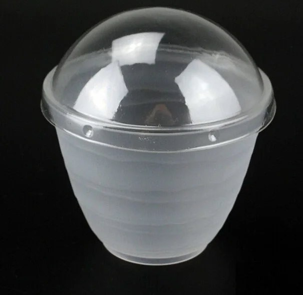 50pcs Clear Creative Pot Yogurt Mousse Dessert Cupcake Box 