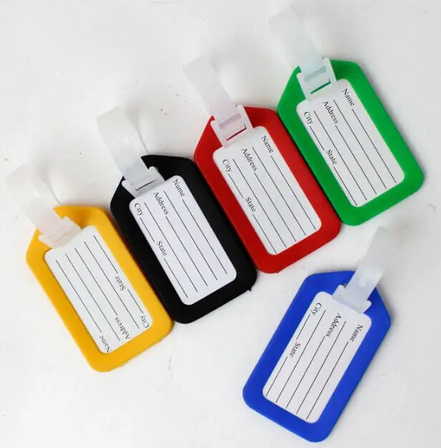 travel bag name tags