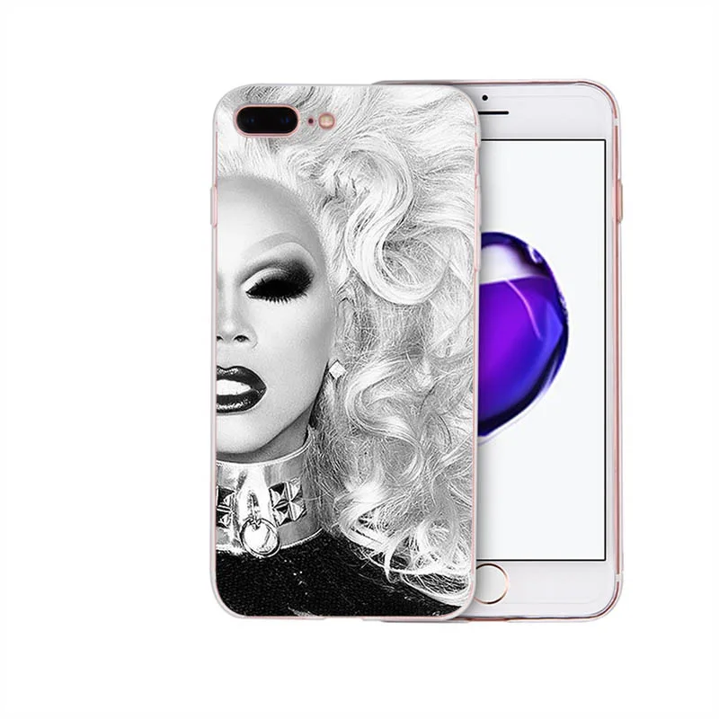 Чехлы RuPaul Drag queen, силиконовый мягкий чехол для телефона iPhone, чехлы на заднюю панель для iPhone X 10 XR XS MAX 5 5S SE 6 6 S Plus 7 8 Coque - Цвет: case 7