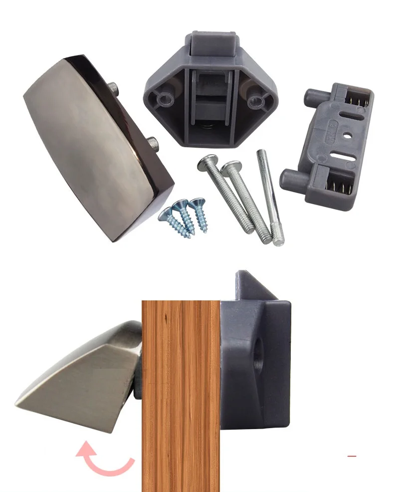Premintehdw RV Furniture Cupboard Door Latch Knob Lock