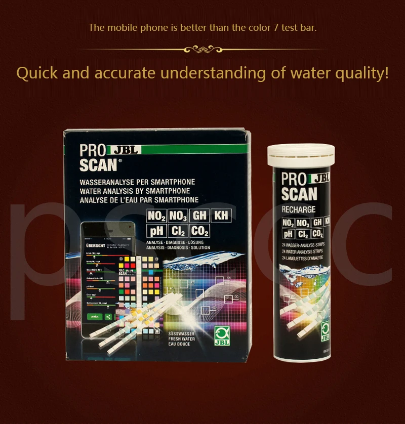 Test Kit Jbl Proscan Test Water Analysis With Evaluation Via App Water Test  Set Aquarium Water Plant Fish Tank - Cleaning Tools - AliExpress