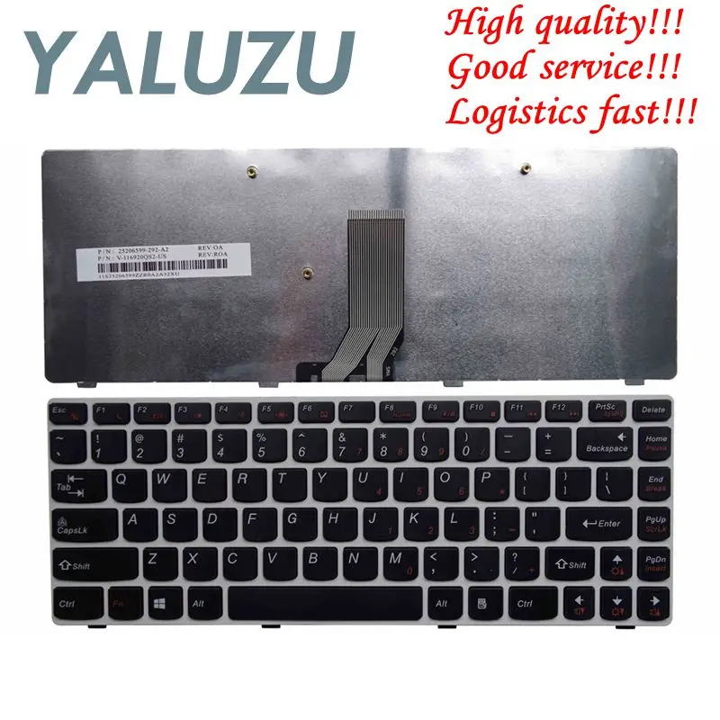 YALUZU новый для Lenovo IdeaPad G480 G485 Z380 Z480 Z485 G410 G490 G400 G405AT AM US клавиатура белого цвета |