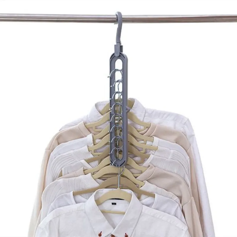 

Multi-port Support Circle Clothes Hanger Clothes Drying Rack Multifunction Plastic Scarf Clothes Hangers Hangers Storage Racks