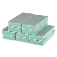 10 шт. полировщик для полировки ногтей профессиональные инструменты для маникюра набор прямоугольных инструментов для ухода за искусством буферный блок-9x4x1,4 см/3.6x1.6x0.56in