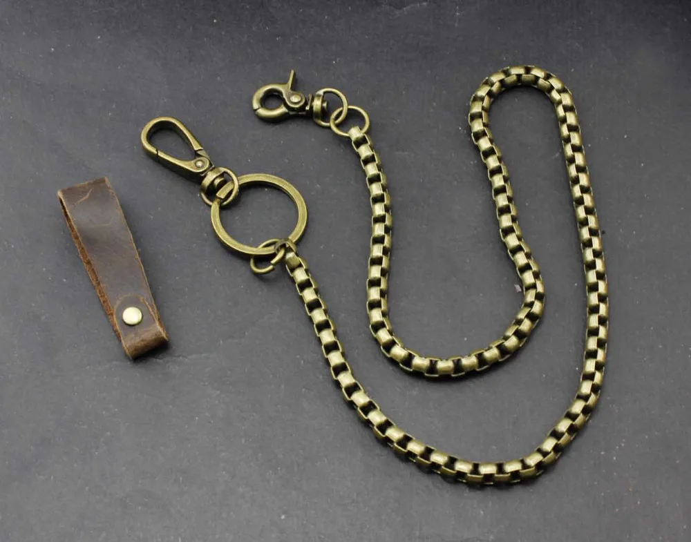 Multi purpose Key chain Wallet chain (brass Tigger/ Leather Belt Loop