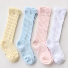 Носки для малышей; сезон лето-весна; мягкие носки для новорожденных мальчиков; детские гольфы; Мягкие сетчатые гольфы для маленьких девочек