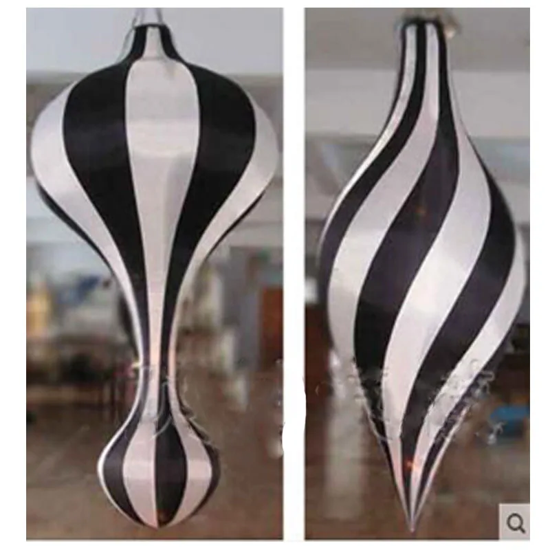 

LED Light Inflatable Advertising Product 1.8m Outstanding Customize Advertisement Balloon in Black and White