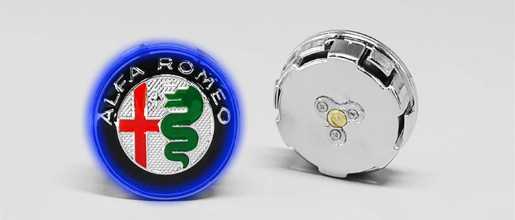 4 шт. модный автомобильный колпачок на колесо, светодиодный светильник на солнечной батарее с магнитной подвеской для Alfa Romeo 159 Giulia Giulietta Mito Stelvi
