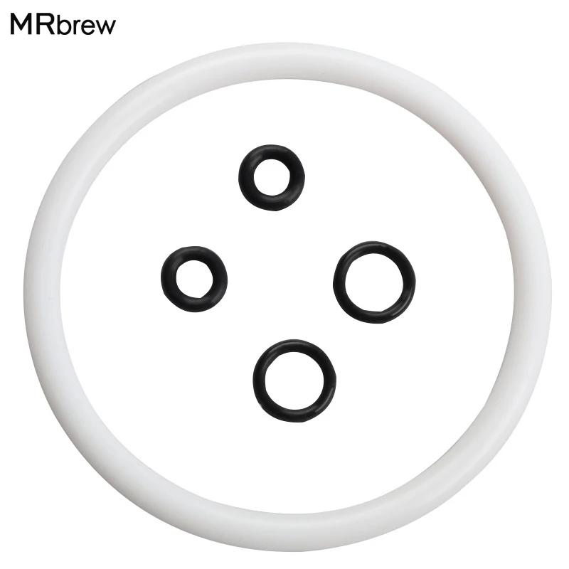 

Homebrew Cornelius Food-Grade Silicone Rubber O ring set Keg Seal replacement Kit white black for choose