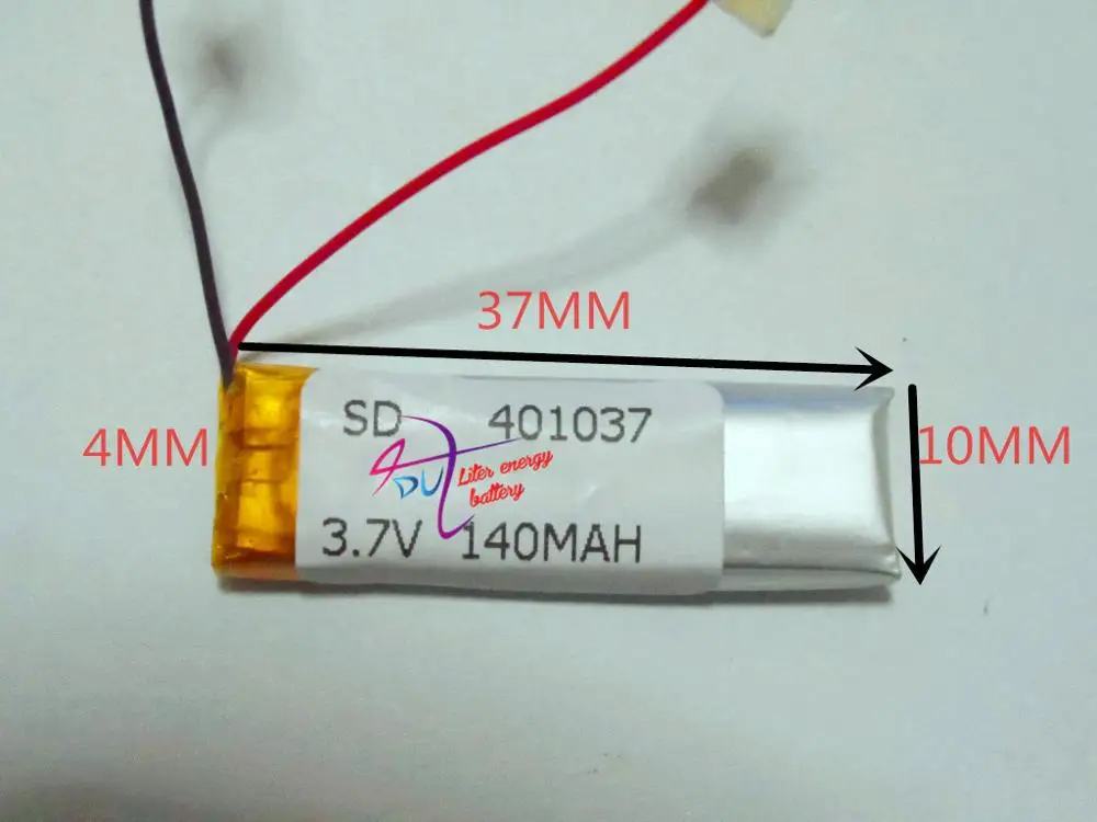 

best battery brand Size 401037 3.7V 140mah Lithium polymer Battery With Protection Board For Bluetooth MP3 MP4 GPS Digital Produ