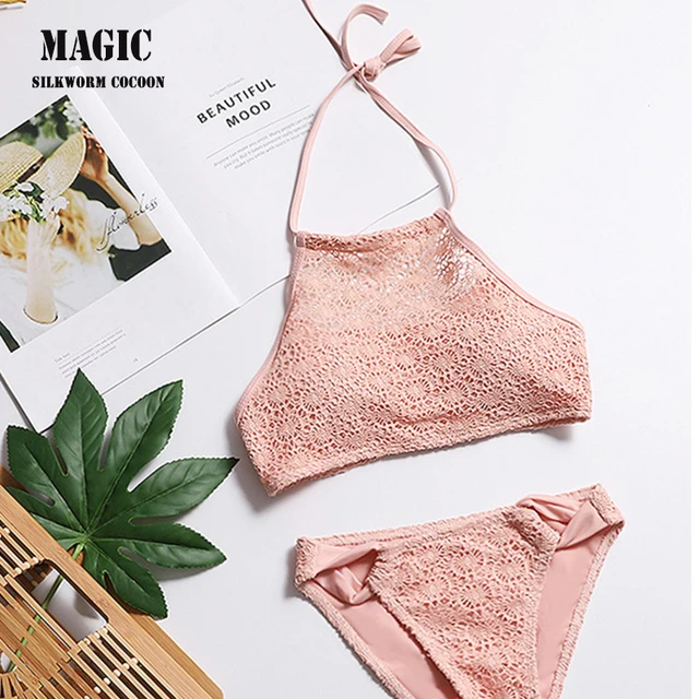 {Excellent|Wonderfull|Very Good|Very Recommended} Summer New knitting swimsuit Push Up Sexy Print Bikinis Women Swimsuit Swimwear Beach Wear Biquini For Female brazilian bikini Special Offers