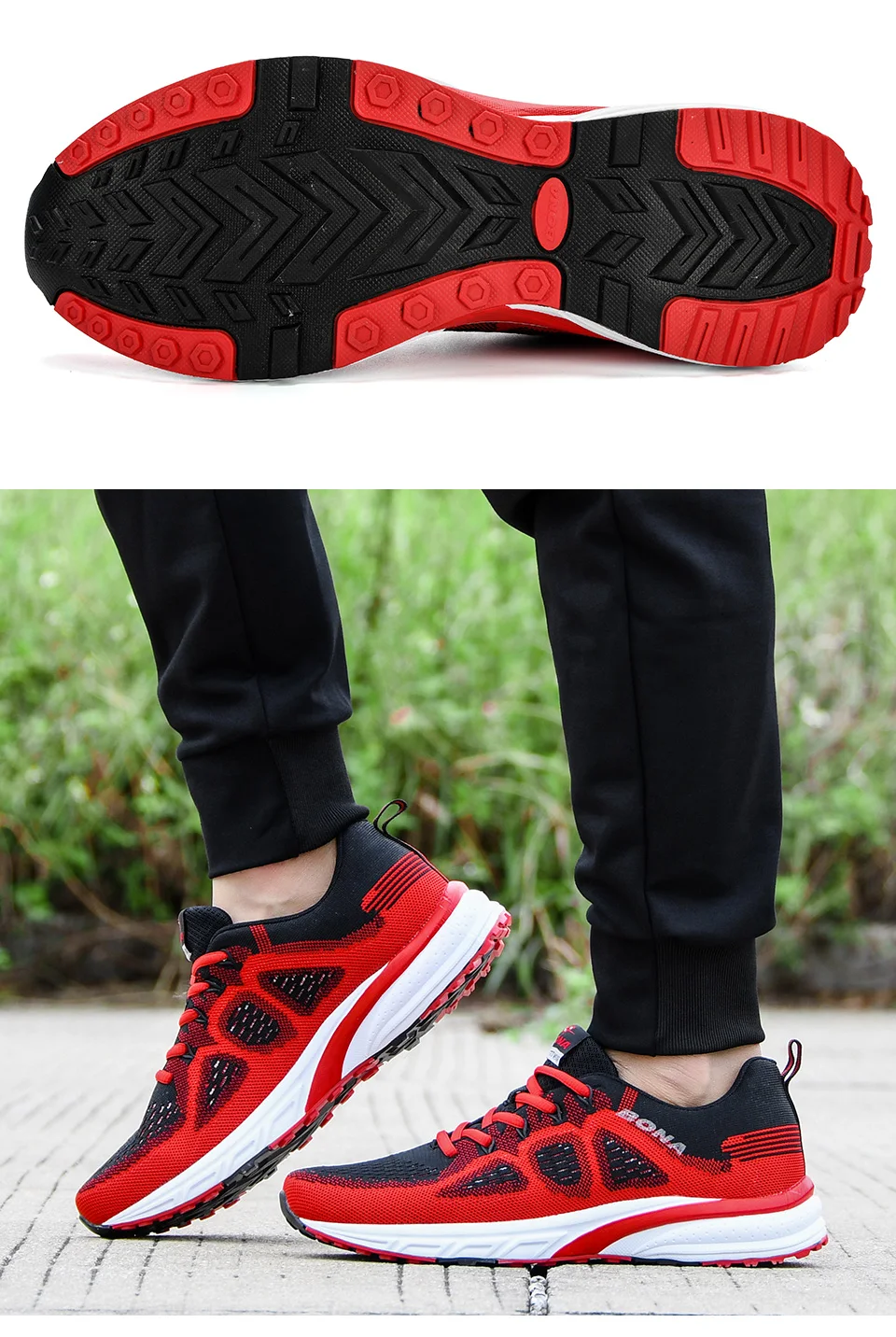 BONA/ кроссовки; Мужская обувь; спортивные кроссовки из сетчатого материала; Легкие баскетбольные кроссовки; Femme; обувь для бега; уличная спортивная обувь; мужская обувь