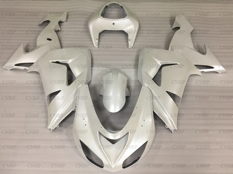 Ninja ZX 10r 2006-2007 Abs обтекатель ZX-10R 06 наборы кузова 2007 жемчужный белый Abs обтекатель
