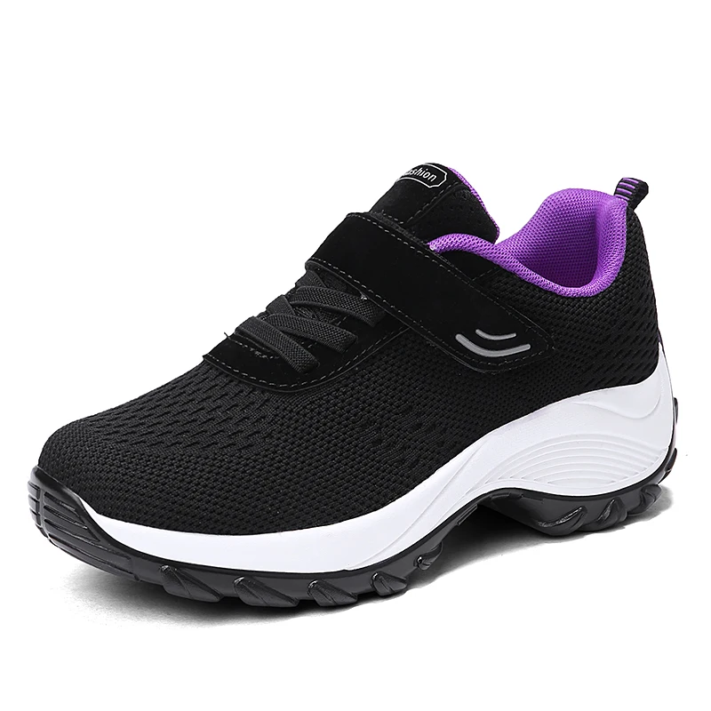 TKN/ весенние кроссовки для женщин; легкая дышащая сетчатая обувь; chaussures femme; женские кроссовки; 1833 - Цвет: 1833 Black
