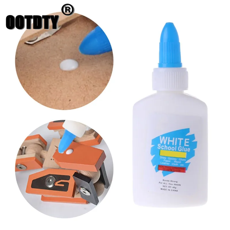 

40ml White Glue Liquid Washable Sticker Super Strong Bond Paper Craft School Office dropshipping