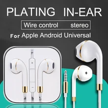3,5 мм проводные наушники для iphone, водонепроницаемые, с регулятором громкости, спортивные, для бега, музыкальные наушники для Android, наушники-вкладыши