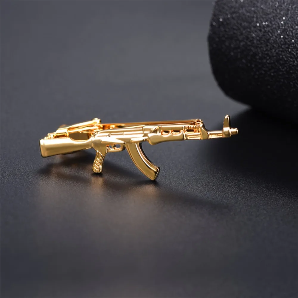 U7 AK47 форма набор зажимов для галстука 3 шт модные мужские ювелирные изделия