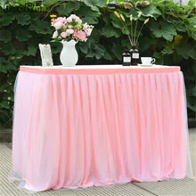 200*75 см Красивая балетная пачка стол слой День рождения Свадьба десертный стол юбка для украшения детского душа вечерние украшения поставщики