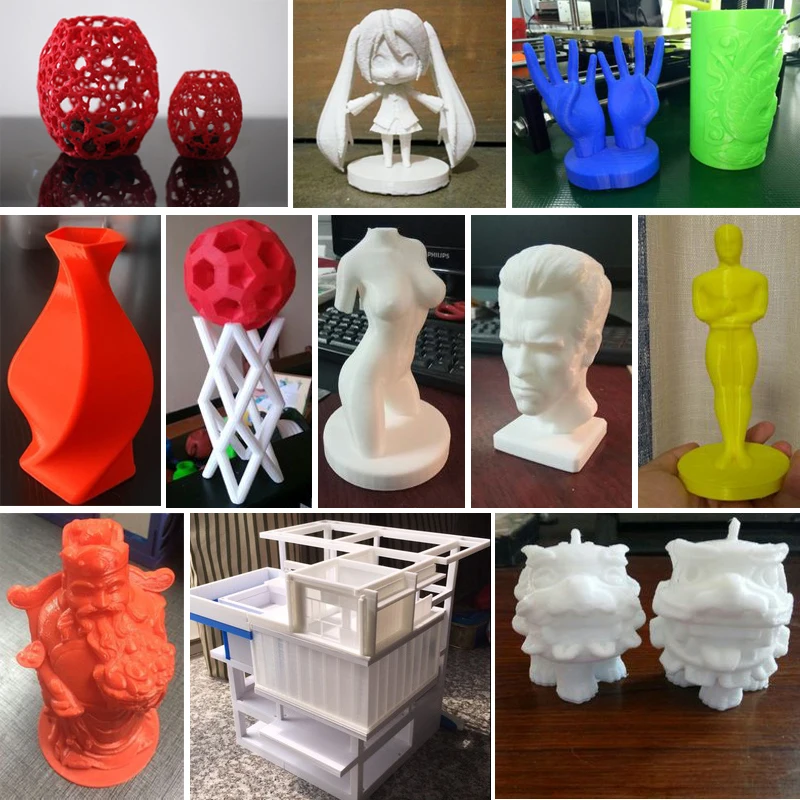 Anet 10 рулонов 1 кг ABS PLA 3D принтер нити 75 мм пластиковые резиновые расходные