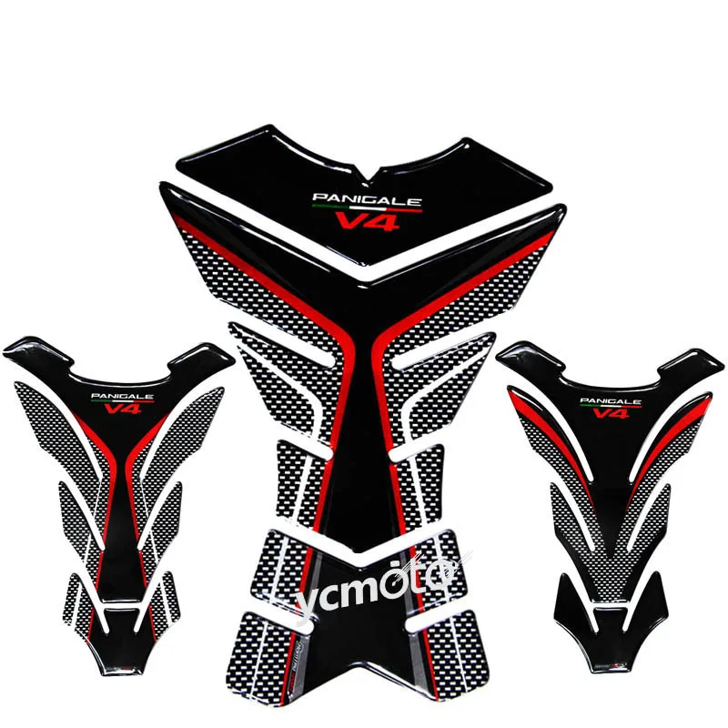 

3D Resin Motorcycle Tank Pad Protector Case for Ducati Panigale V4 S R Speciale Decals