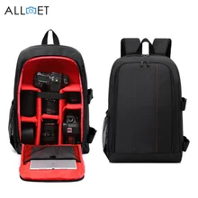 ALLOET мультифункциональный рюкзак для камеры цифровой DSLR SLR сумка для камеры водостойкая наружная фото-видео сумка чехол для Nikon Canon sony
