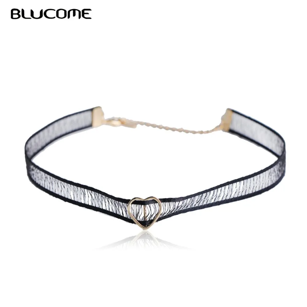 Женское Ожерелье с кисточками Blucome черное медное ожерелье в форме сердца