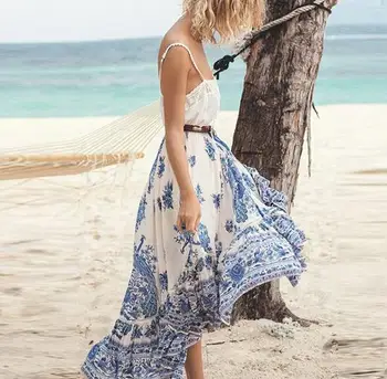 

Bathing Suit Beach Dresses Swimwear Swimsuit Wear Bikini Cover Loose Women Long Piece Sexy Cotton Fits True to Size, Take Your