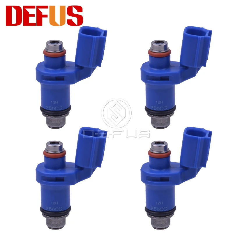 

4X Motorcycle Fuel Injector Nozzle 260cc 12 hole for Yamaha Replacement Injectors Injection Motorbik Bico Blue High Quality NEW