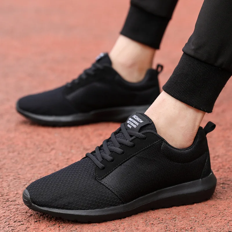 

Men's sneakers brand superstar casual adult men's tennis spring breathable non-slip large size 46 black sports shoes
