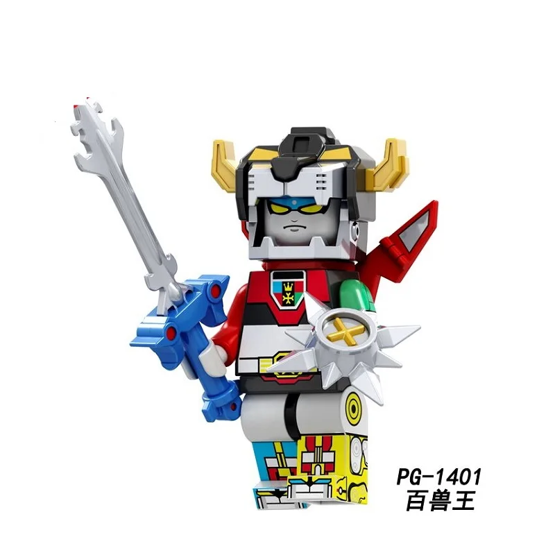 

Super Heroes The God of War King Kong Movie Series Voltron Team Godmars Building Blocks Learning For Children Toys Gift