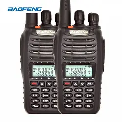 2 шт Baofeng UV-B5 Портативный Walkie Talkie Профессиональный fm-приемопередатчик свв УКВ Dual Band Дисплей VOX двусторонней радиосвязи