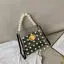 Женская прозрачная сумочка на ремне из ПВХ, Желейная летняя пляжная сумочка - Цвет: Черный