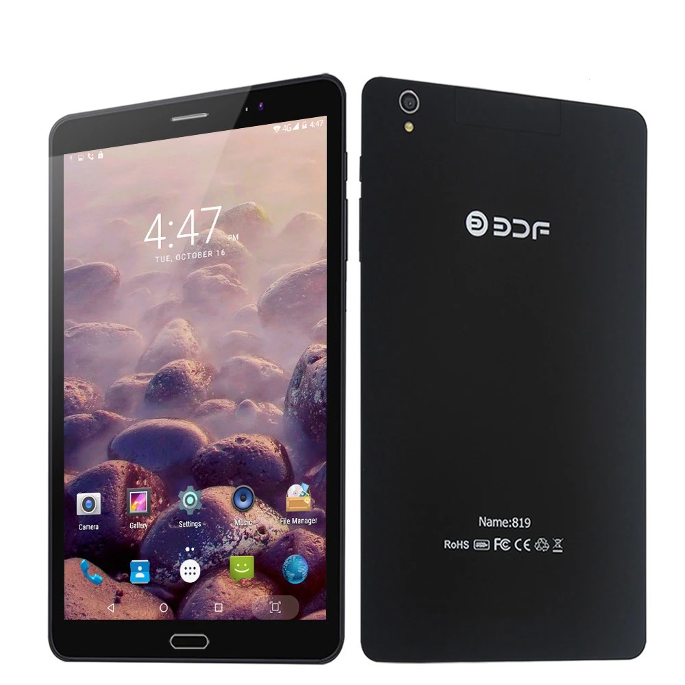 Billig 8 Inch 4G LTE Handy Anrufen und Online Internet Tabletten Pc 4GB + 64GB Android 7.0 OS 5MP + 2MP Duall Micro Sim Karte 5000mAh