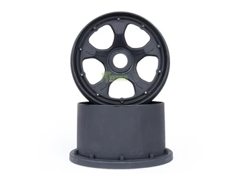 

Tyres Wheels Rear Wheel Hub Set (Gen.4) Fit for 1/5 HPI ROVAN KM BAJA 5B