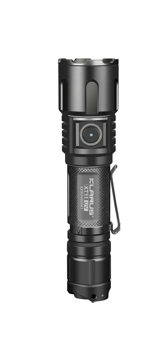 Klarus XT11UV USB Перезаряжаемый светильник-вспышка белый светильник УФ-светильник CREE XP-L V3 3* 365nm UV max 900LM с кабелем для зарядки аккумулятора